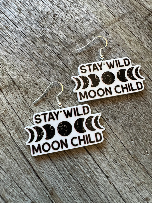 Stay Wild Moon Child Earrings