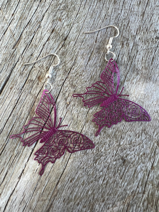 Carmen Butterfly Filigree Earrings