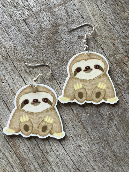Cute Lil Sloth Earrings
