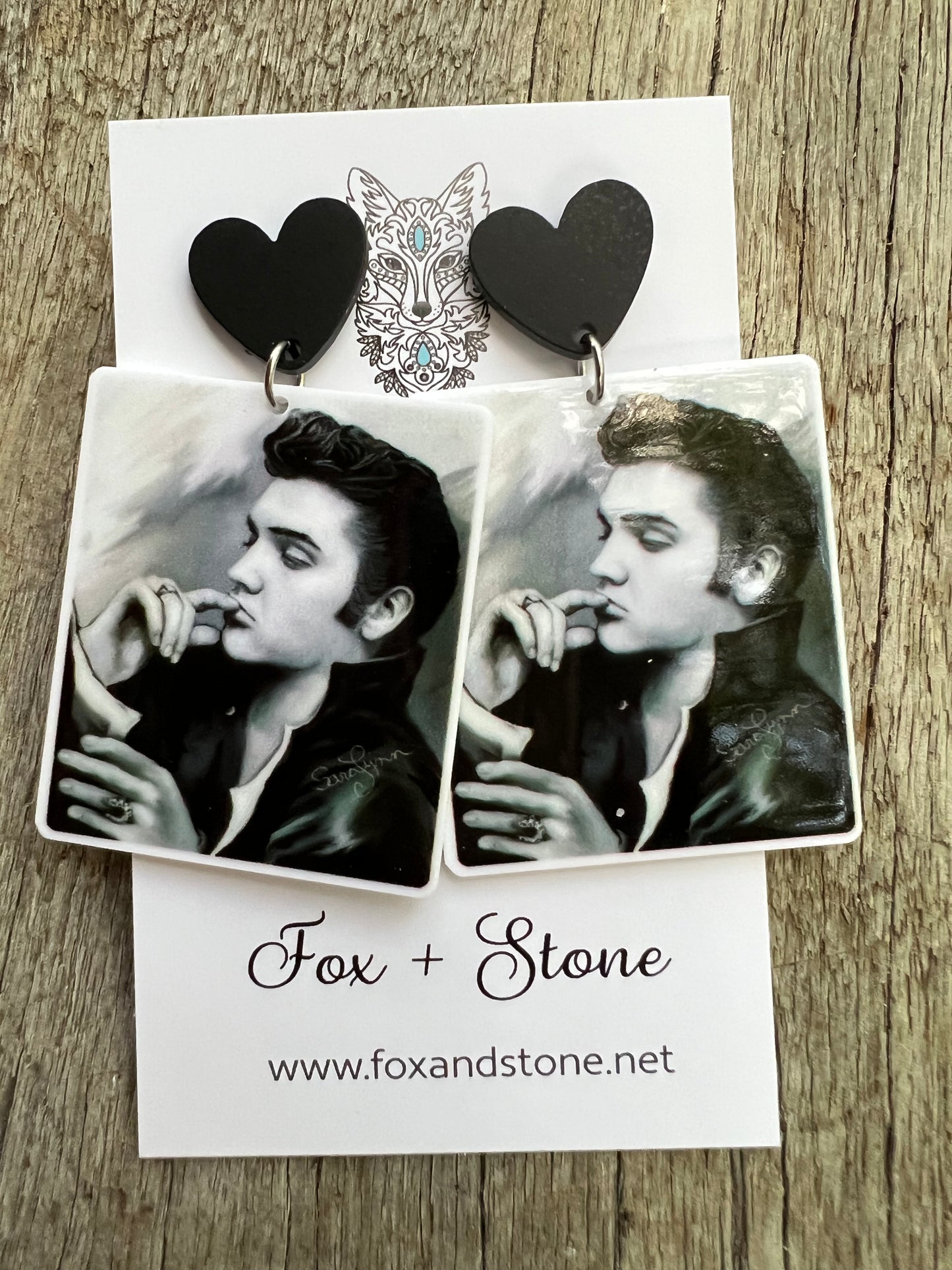 The King Earrings