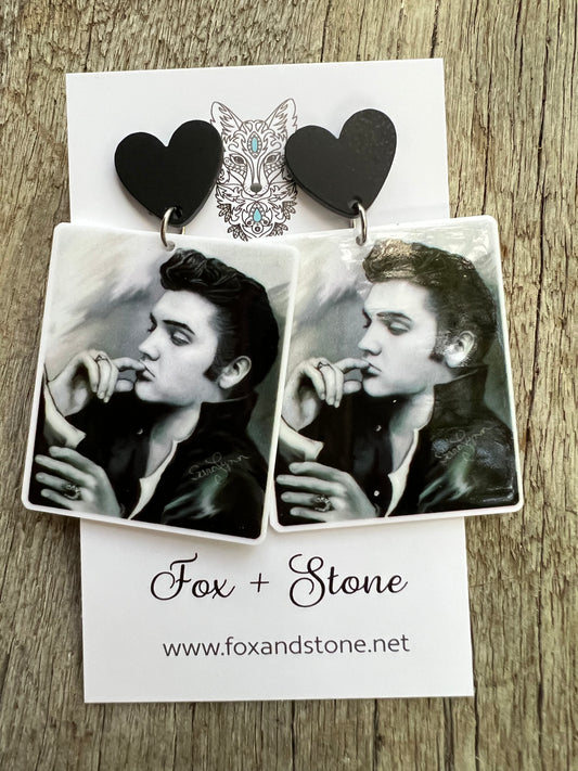 The King Earrings