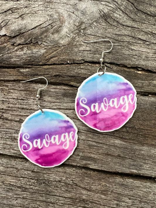 Ombre Savage Earrings