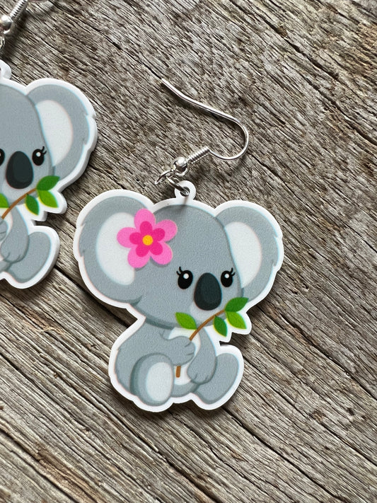Gorgeous Koala Earrings