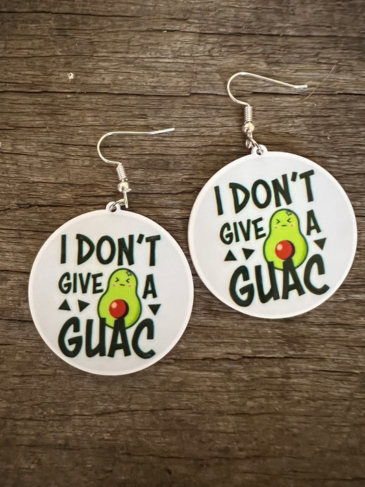 Don’t Give A Guac Earrings
