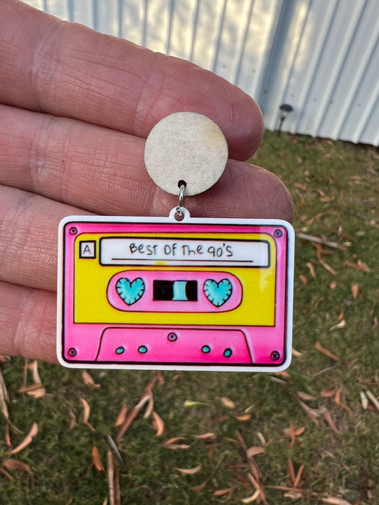 Love The 90’s Music Earrings