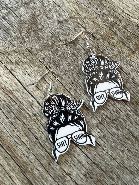 Mumlife Shit Show Earrings