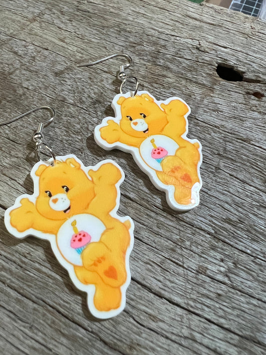Cupcake Bear Plannar Earrings