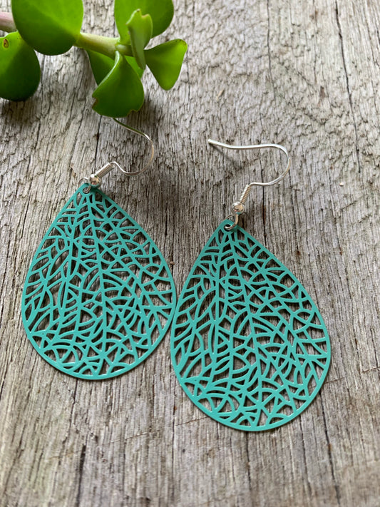 Soft Turquoise Alaska Filigree