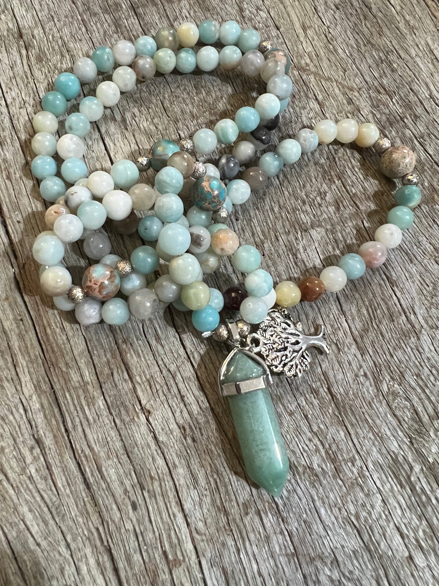 Amazonite 6mm Mala Beads