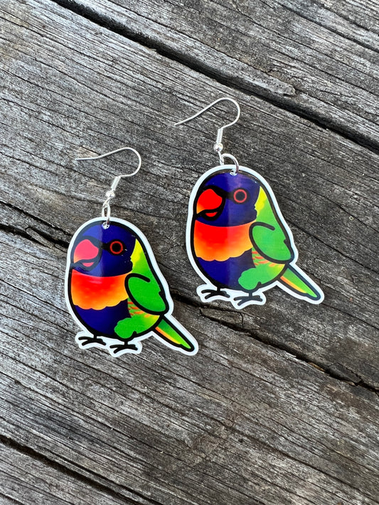 Baby Lorikeets Earrings