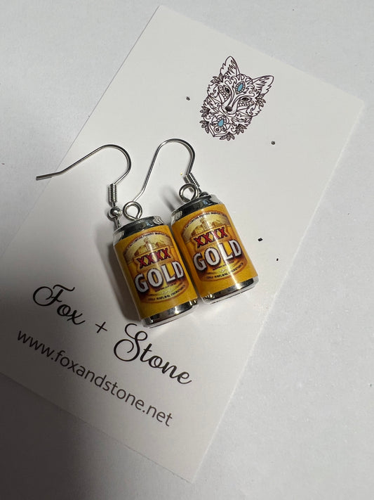 XXXX GOLD Cans Earrings