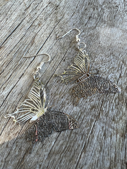 Silvy Butterfly Filigree Earrings