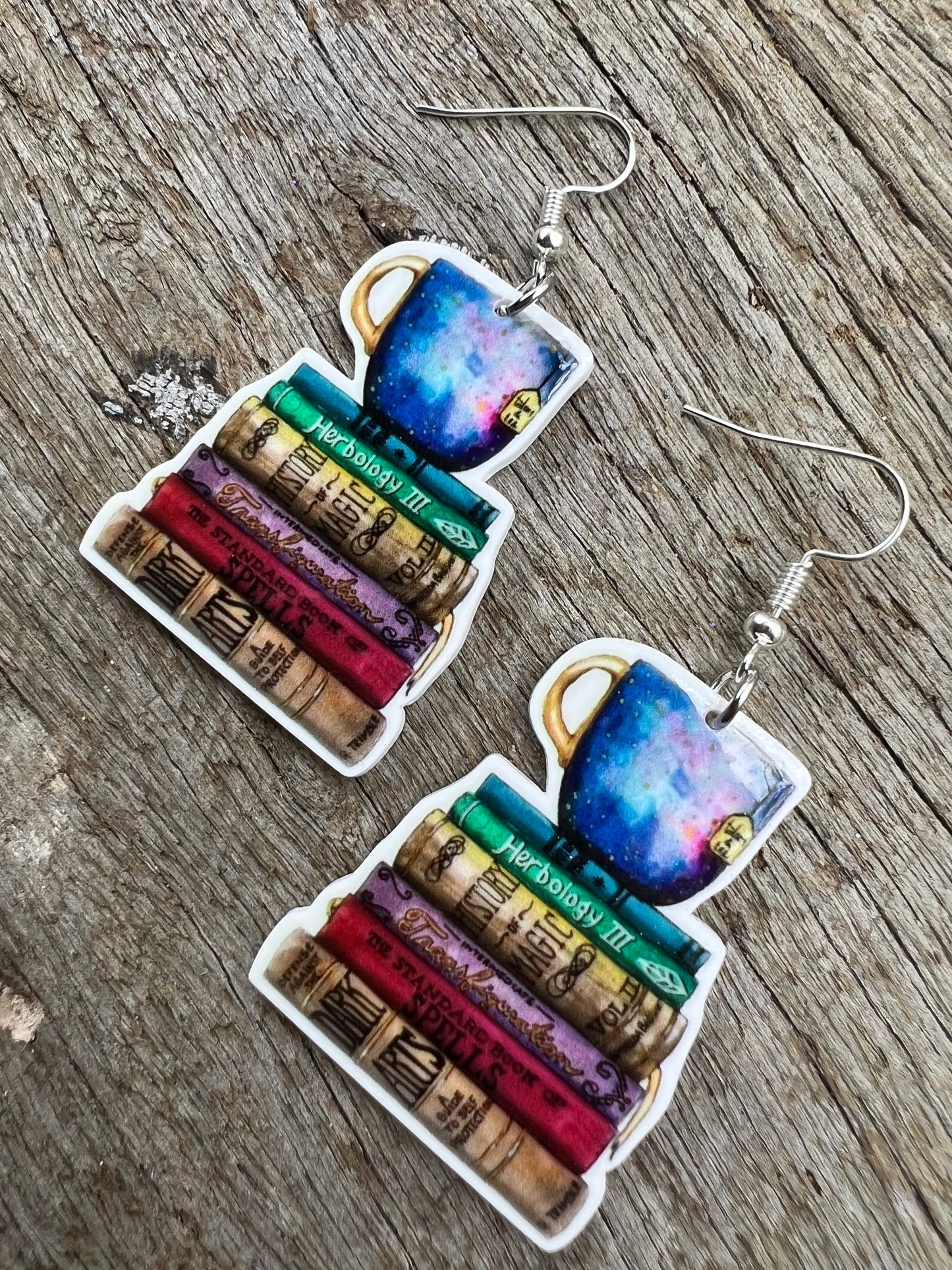 Books and Spells Earrings