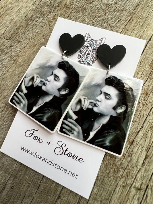 The King Earrings
