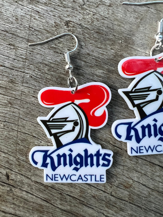 Newcastle Knights Earrings