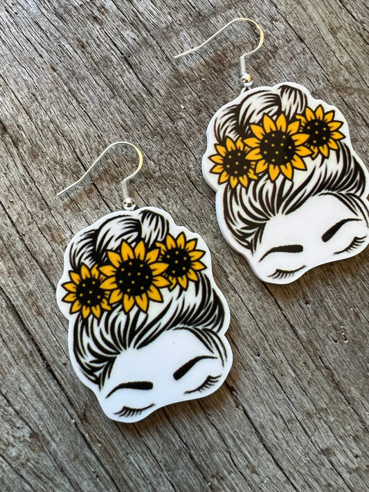 Sunflower Mumma Earrings
