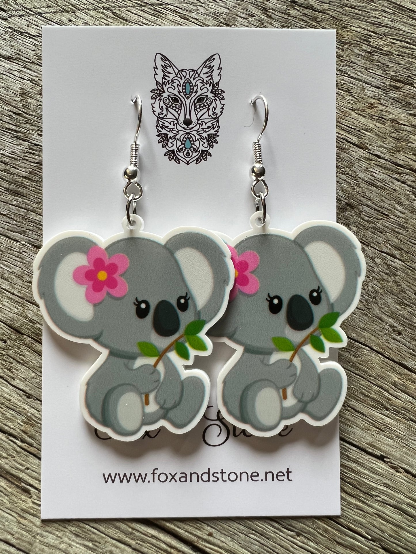 Gorgeous Koala Earrings