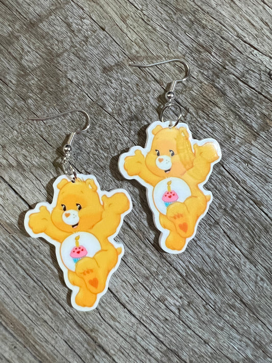 Cupcake Bear Plannar Earrings