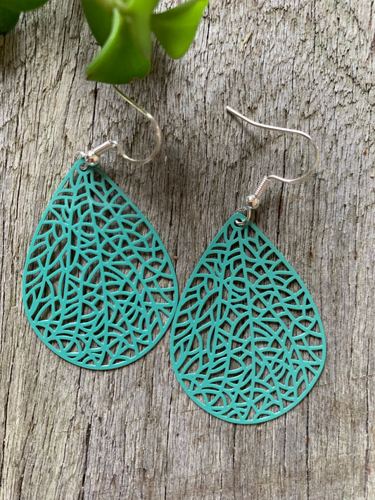 Soft Turquoise Alaska Filigree