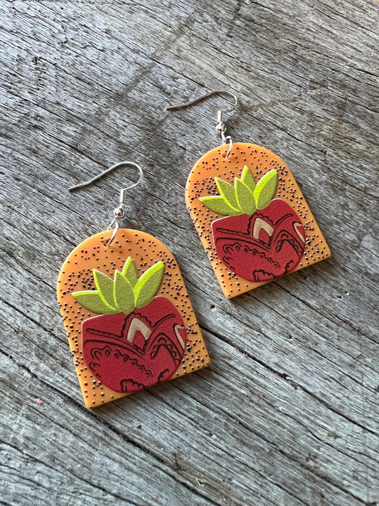 Succulent Arch Earrings
