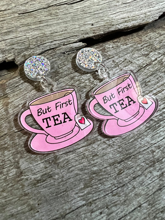 But First Tea Earrings