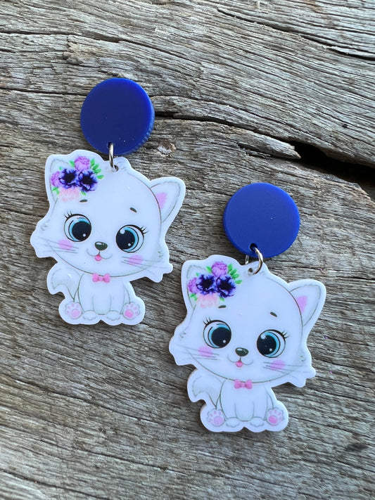 Pretty Lil Kitty Earrings