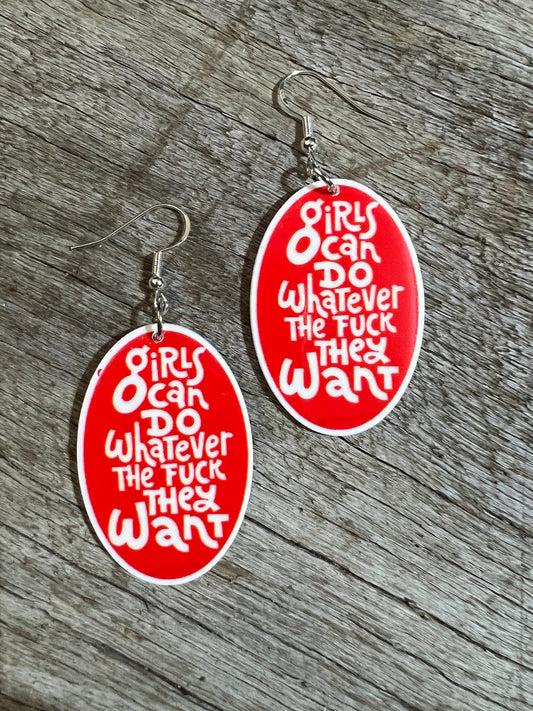 Girls Can Do Earrings
