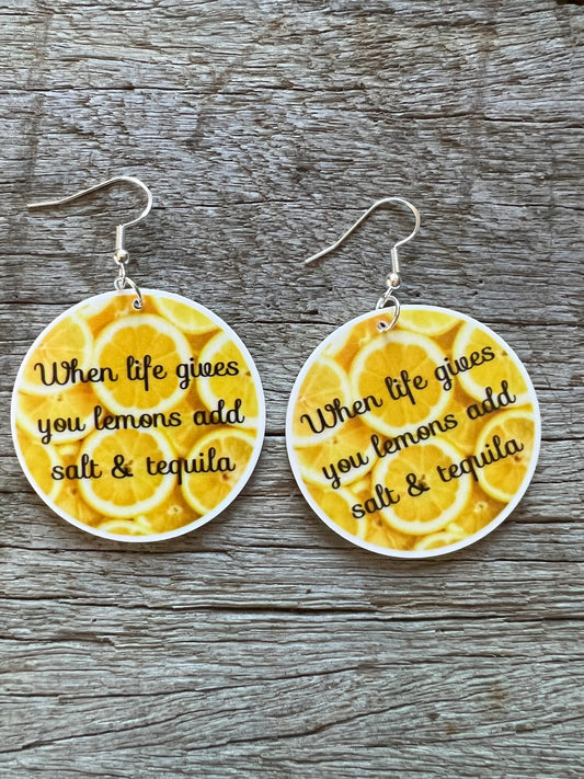 Salt and Tequila Earrings