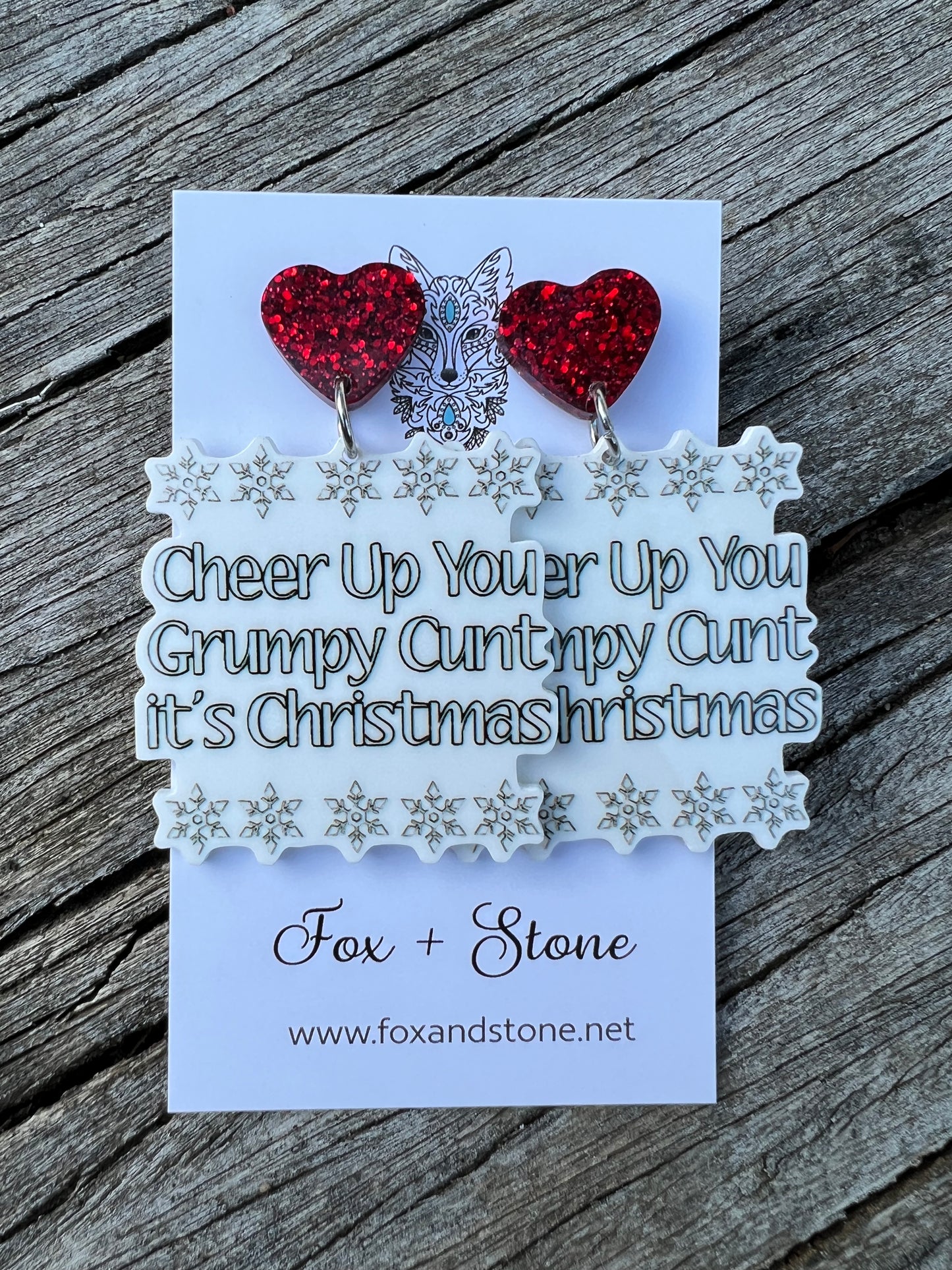 Naughty Christmas Earrings 😊