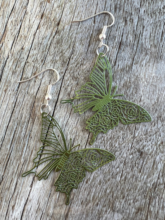 Maisy Butterfly Filigree Earrings