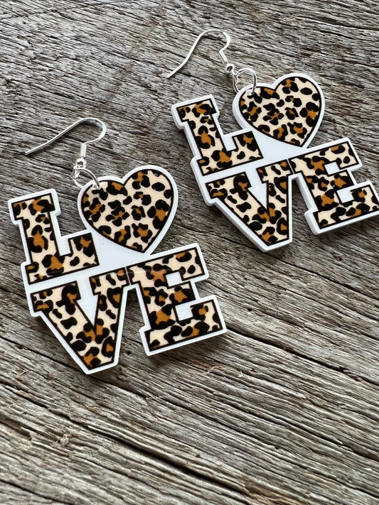 Perfect Leopard Love Earrings