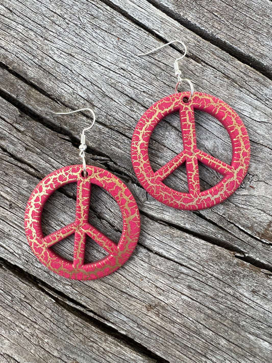 Peace Symbol Earrings