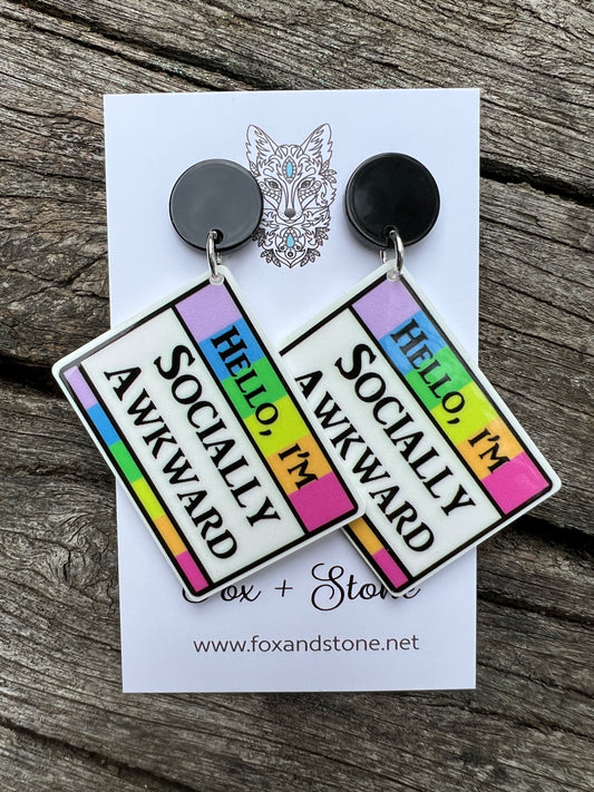 Socially Awkward Earrings